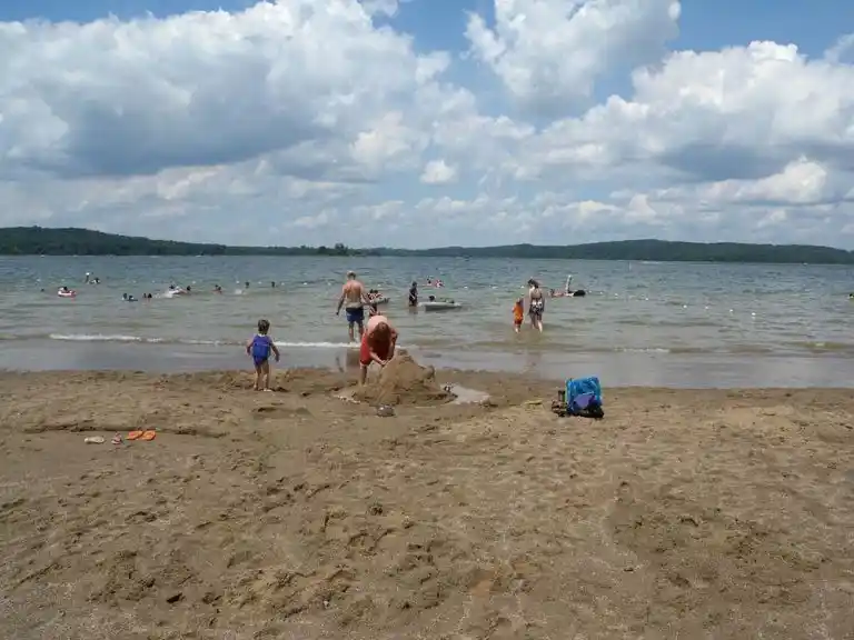 patoka lake swimming beach